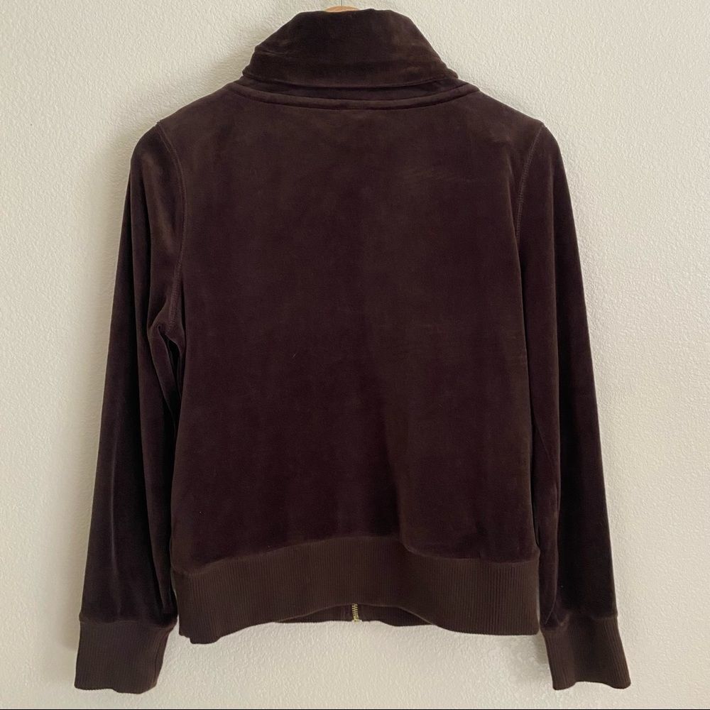 Michael Kors | Brown Velour Jacket, Size M - Picture 5 of 9